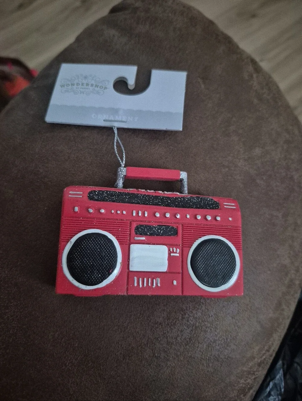 Wondershop Christmas ornament Boombox design